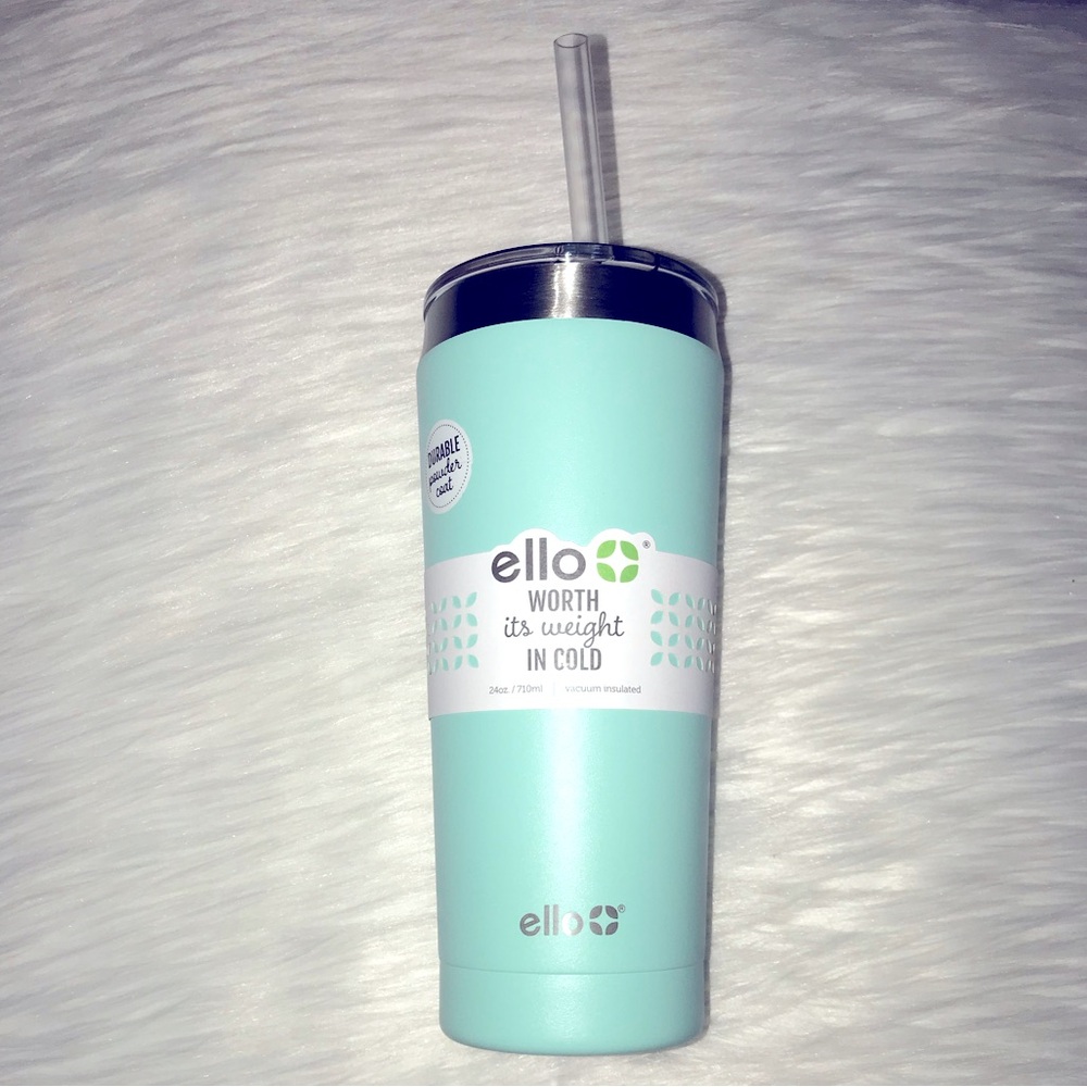 New Ello Beacon 24oz Vacuum Insulated Stainless Tumbler Mint Green